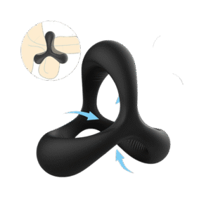 Anel Peniano Duplo em Silicone Flexível