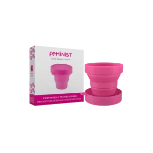 Copo Esterilizador Coletor Menstrual Feminist