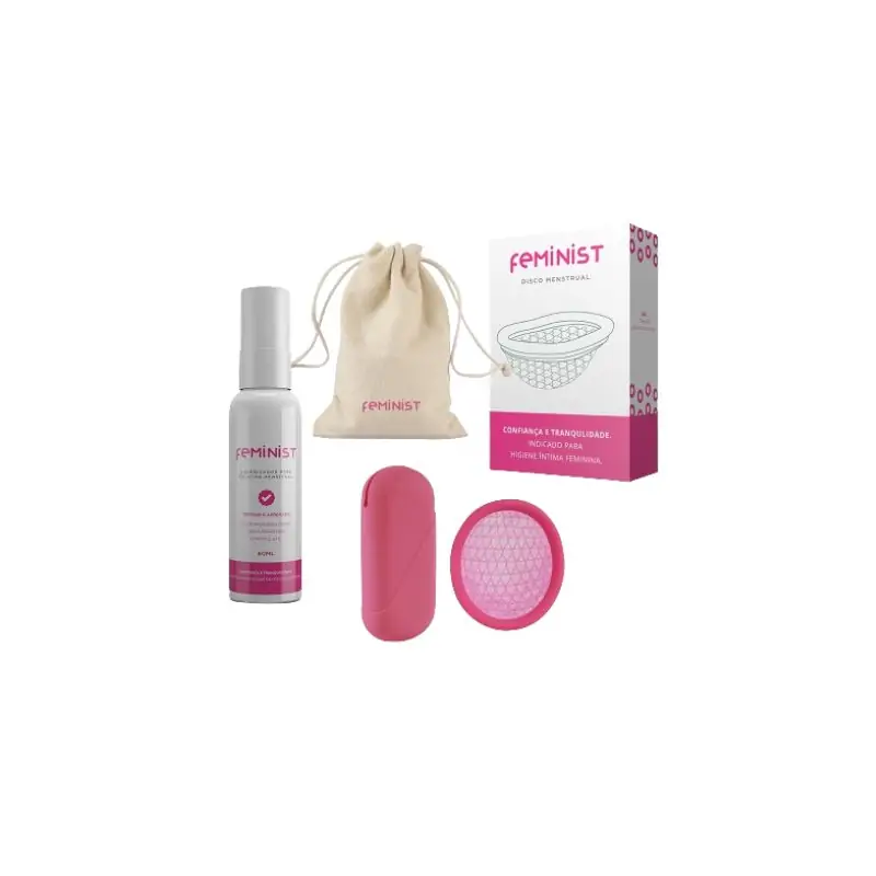 Kit Disco Menstrual com Bag