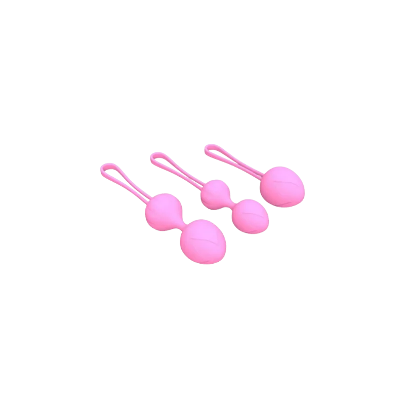 Kit De Pompoarismo Em Silicone Líquido Com 3 Cordões 2 Kit De Pompoarismo Em Silicone Líquido Com 3 Cordões